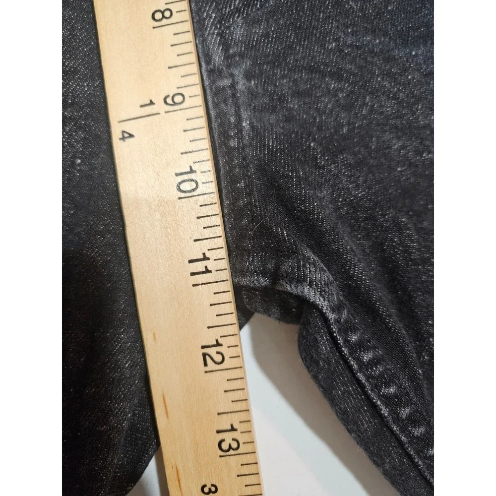 Revtown Jeans Mens Size 34x30‎ Black Selvedge Decade Denim Tapered Stretch